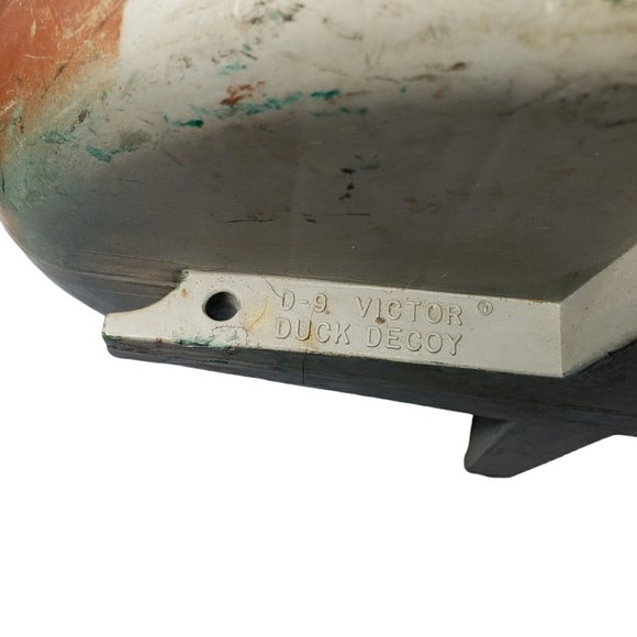 Vintage Mallard Plastic D-9 Victor Decoy Duck 1967 Woodstream Co. VTG Retro - Picture 7 of 8